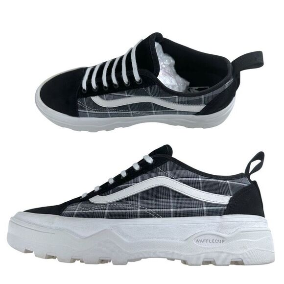 VANS Sentry Old Skool Black Suede/Plaid Chunky Sneakers 8.5(M) 11(W) main image 5